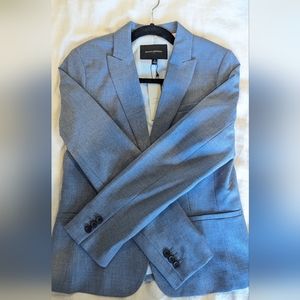 Banana Republic blue grey blazer (suit set)